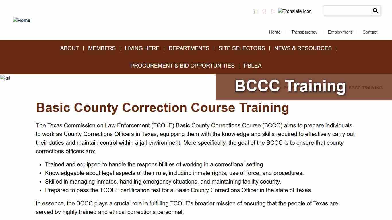 BCCC Training